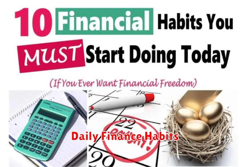 Daily Finance Habits
