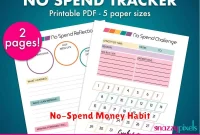 No-Spend Money Habit